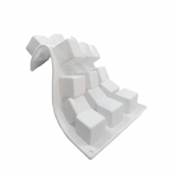 Molde De Silicon Cubos Cuadrados Repostería Chocolates Horno