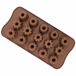 Molde De Silicon Roscas Mini Chocolates Reposteria – 2 Pzas