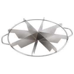 Rebanador De Pastel Redondo Acero Inoxidable 25 Cm