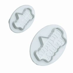 Kit 2 Moldes Eyectores Happy Birthday