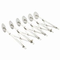 Cortador De Masa Con 6 Ruedas Acero Inoxidable